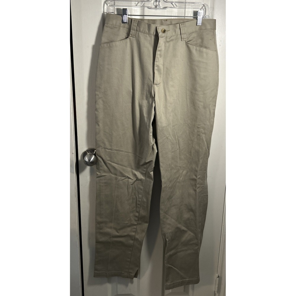 Wrangler AURA Women's Khaki Pants Size: 8x32 Business Dress Work WU090KH